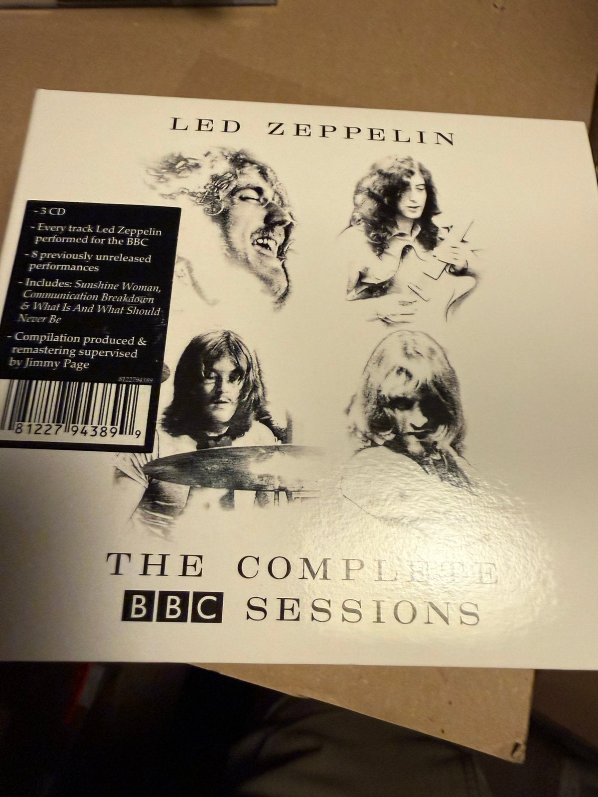 3 cd box led zeppelin the complete bbc sessions, Ophalen of Verzenden, Zo goed als nieuw, Poprock