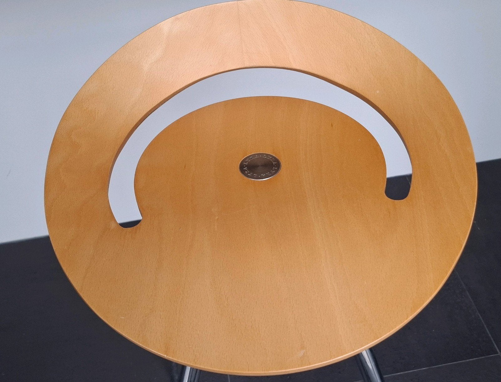 Magis Lyra design barkruk, Ophalen, Met voetsteun, 60 tot 90 cm, Zo goed als nieuw