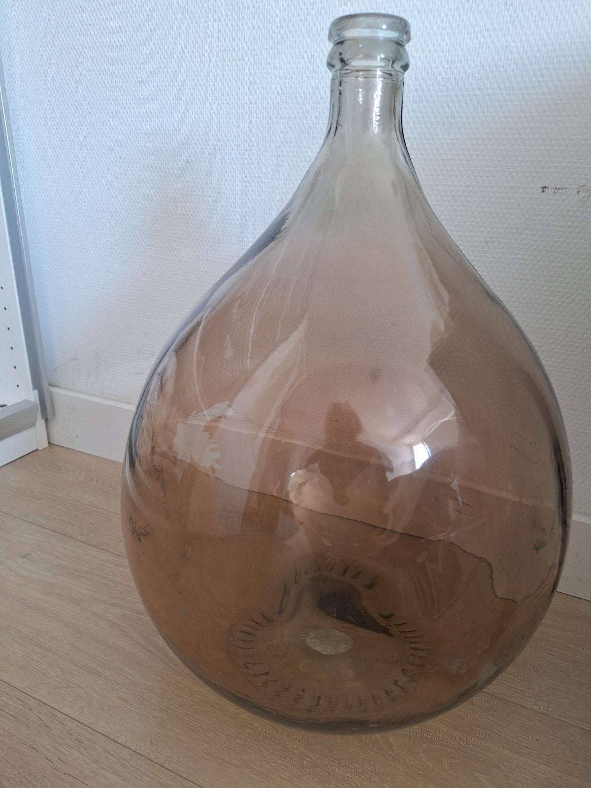 Vaas, laatste kans anders kringloop, Huis en Inrichting, Woonaccessoires | Stolpen, Glas, Ophalen, Gebruikt