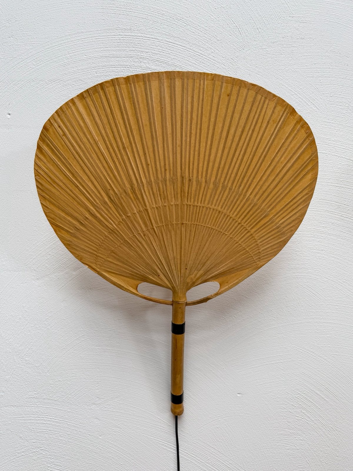 Vintage Uchiwa III Wandlampen Set 2x Ingo Maurer M-Design, Ophalen of Verzenden, Zo goed als nieuw