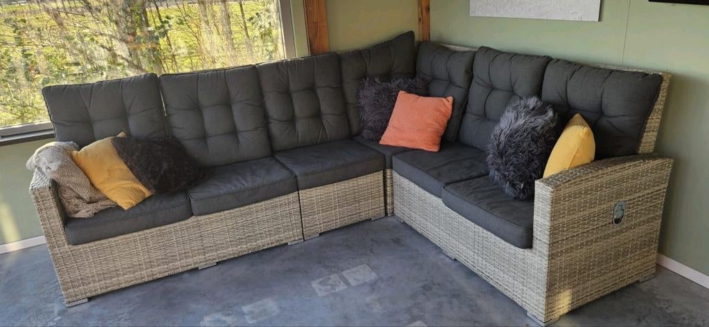 Loungebank van 200 x 250, Tuin en Terras, Tuinsets en Loungesets, Ophalen, Gebruikt, Bank