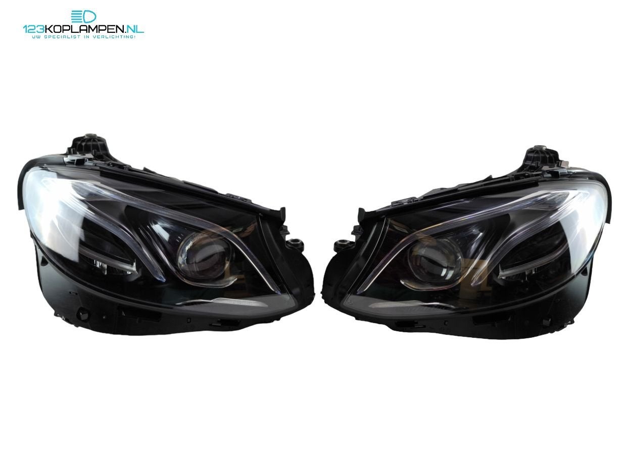 Mercedes W213 E Klasse Multibeam Led koplampen links rechts, Gebruikt, -, Ophalen of Verzenden, -