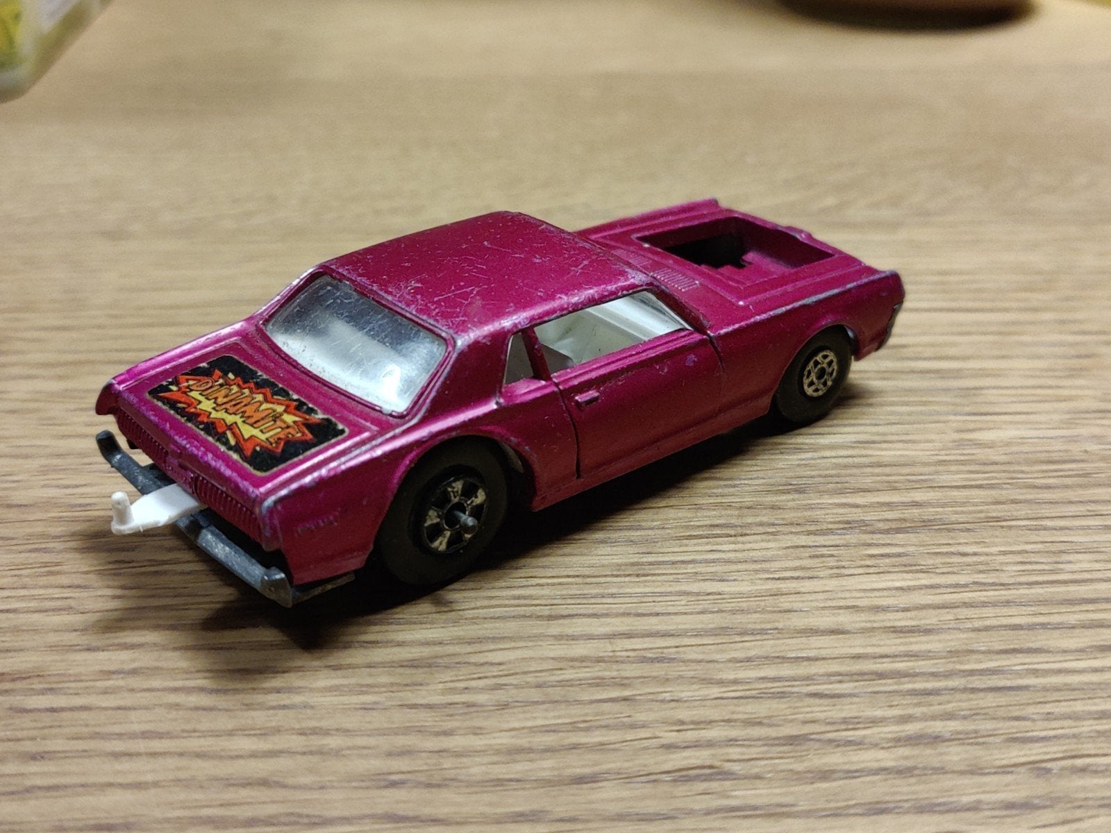 Matchbox Mercury Cougar Dragster ROZE, Ophalen of Verzenden