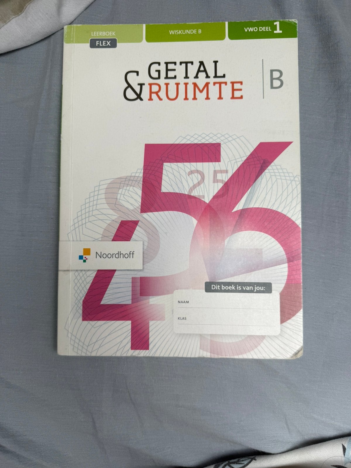 Getal en ruimte wiskunde B vwo deel 1, 2 en 3 editie 12, Ophalen, Gelezen, VWO, Wiskunde B