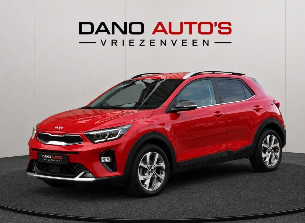 Kia Stonic 1.0 T-GDI MHEV GT Line LED/Camera/Navi (bj 2022), Auto's, Dealer onderhouden, Gebruikt, Leder en Stof, Bedrijf