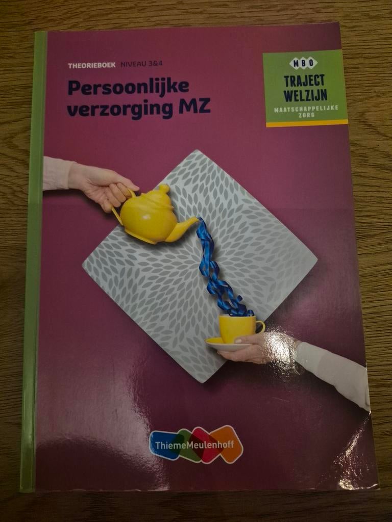 Persoonlijke verzorging MZ - Theorieboek MBO, Overige vakken, C. Telman, A.C. Verhoef, Ophalen of Verzenden, Zo goed als nieuw