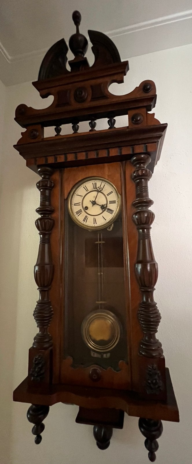 Antieke Junghans regulateur zeldzaam logo 1888-1890, Ophalen