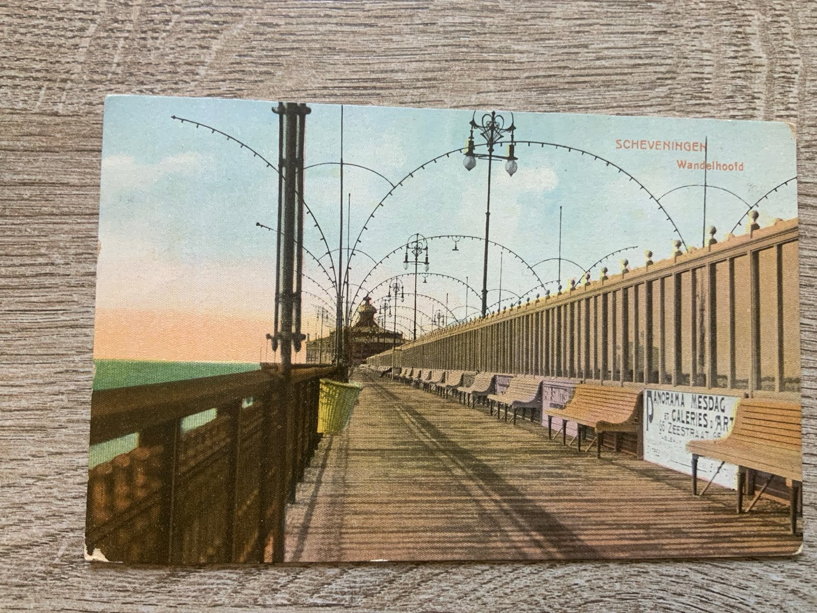 Scheveningen Wandelhoofd (1918), Ophalen of Verzenden, Voor 1920, Gelopen, Zuid-Holland