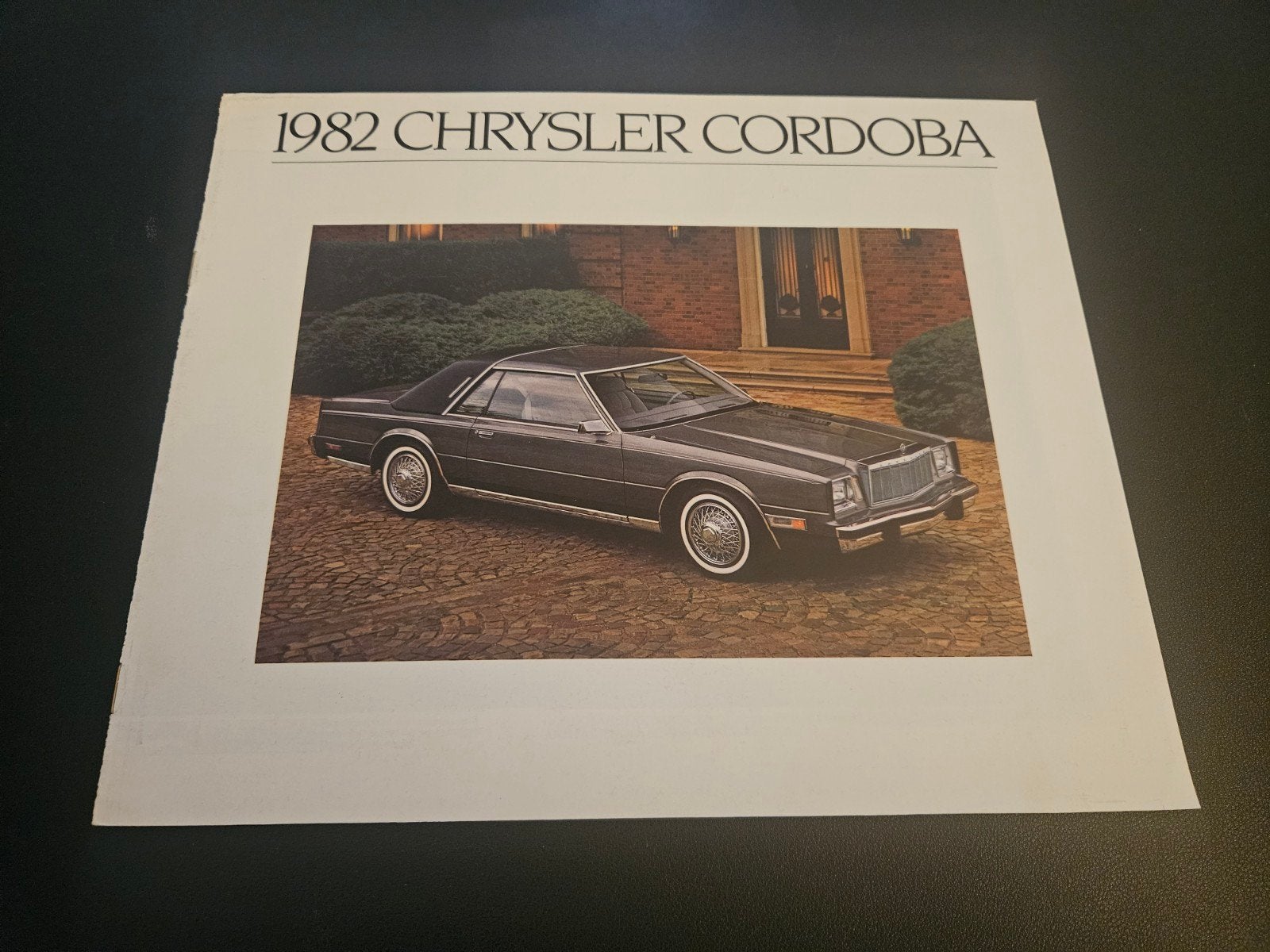 Brochure Chrysler Cordoba 1982 USA, Ophalen of Verzenden, Zo goed als nieuw, Overige merken