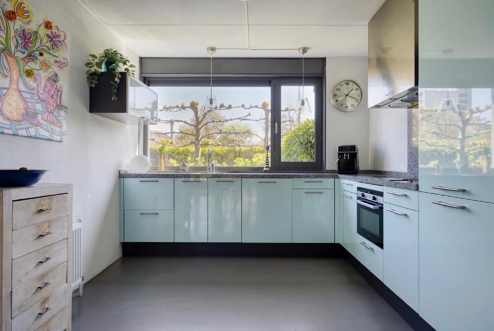 Complete keuken in goede staat - zelf demonteren, Ophalen, Gebruikt, Blauw, Hoekkeuken