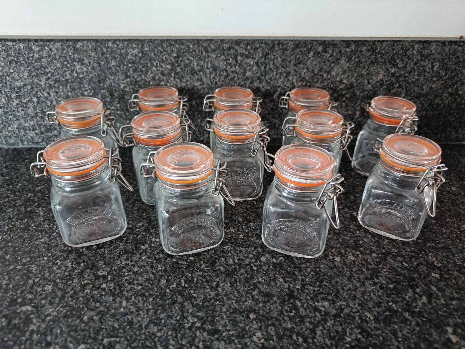 12 Kilner weckpotjes - zo goed als nieuw, Huis en Inrichting, Ophalen of Verzenden, Zo goed als nieuw