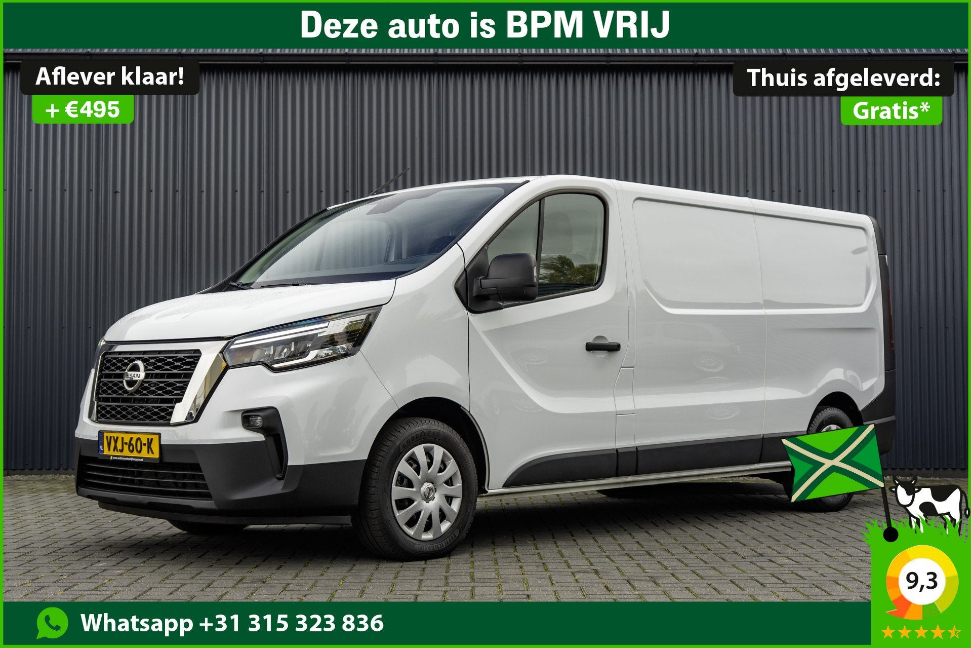 Renault Trafic / Primastar *dCi | L2H1 | Automaat | 150 PK |, Auto's, Stof, Gebruikt, Renault, Wit
