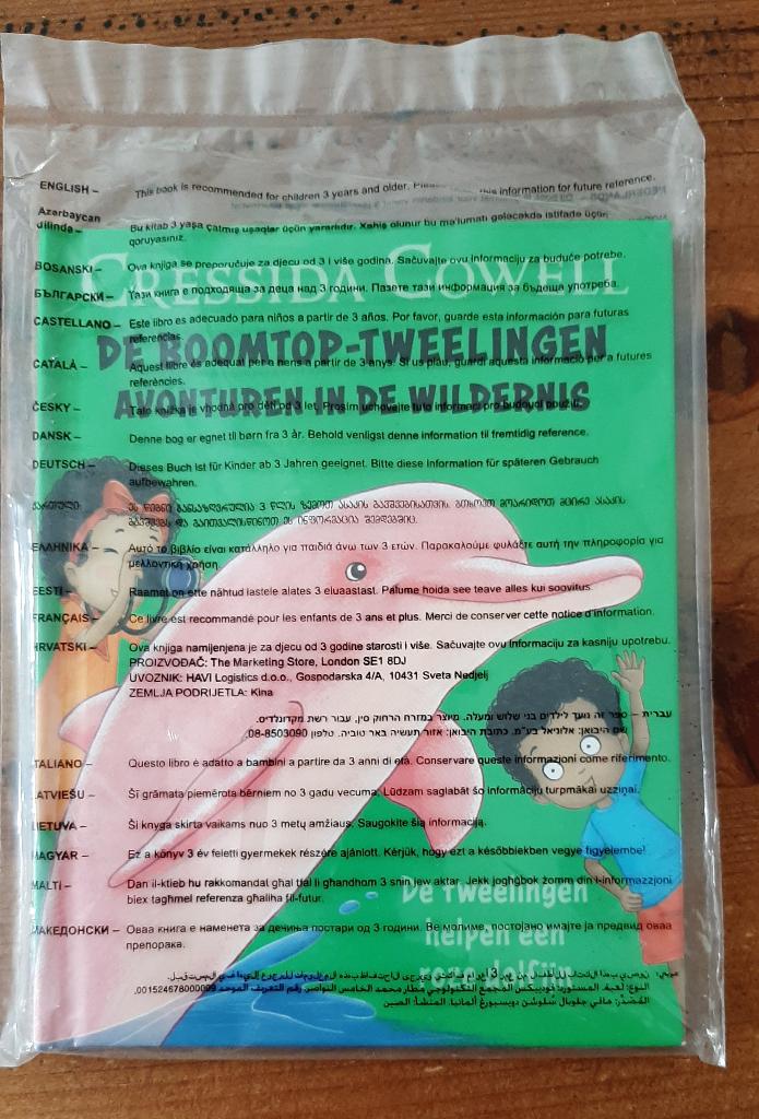 De Boomtop-Tweelingen- De tweelingen helpen een roze dolfijn, Fictie algemeen, Jongen of Meisje, Nieuw, Ophalen of Verzenden