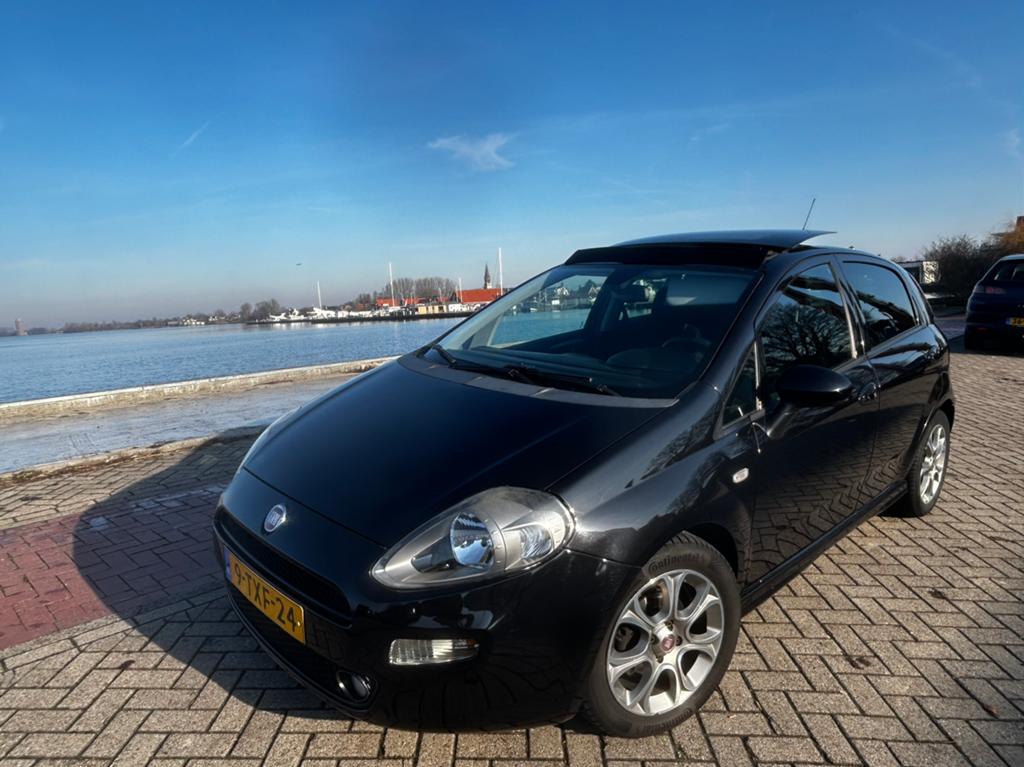 Fiat Punto 0.9 Twinair 74KW 5DR 2014 Zwart, Voorwielaandrijving, Stof, Zwart, 100 pk