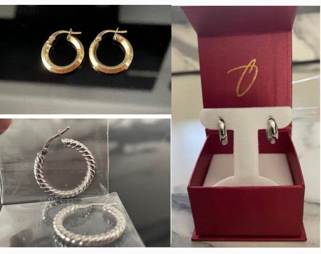 14 karaat en 18 karaat gouden oorringen schitterend en nieuw, Sieraden, Tassen en Uiterlijk, Oorbellen, Hangers, Nieuw, Ophalen of Verzenden