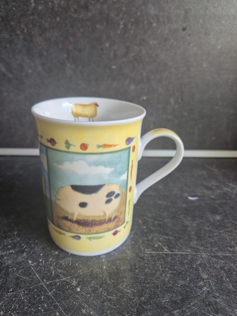 Cloverleaf Farm Animals, Ophalen of Verzenden, Zo goed als nieuw, Overige stijlen, Kop(pen) en/of Schotel(s)