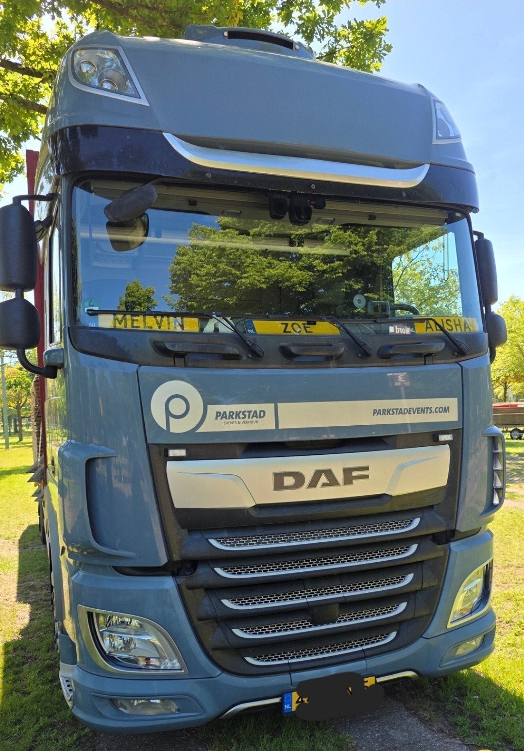 daf xf 450 met bdf syssteem, Auto's, Automaat, Achterwielaandrijving, Euro 6, Overige kleuren