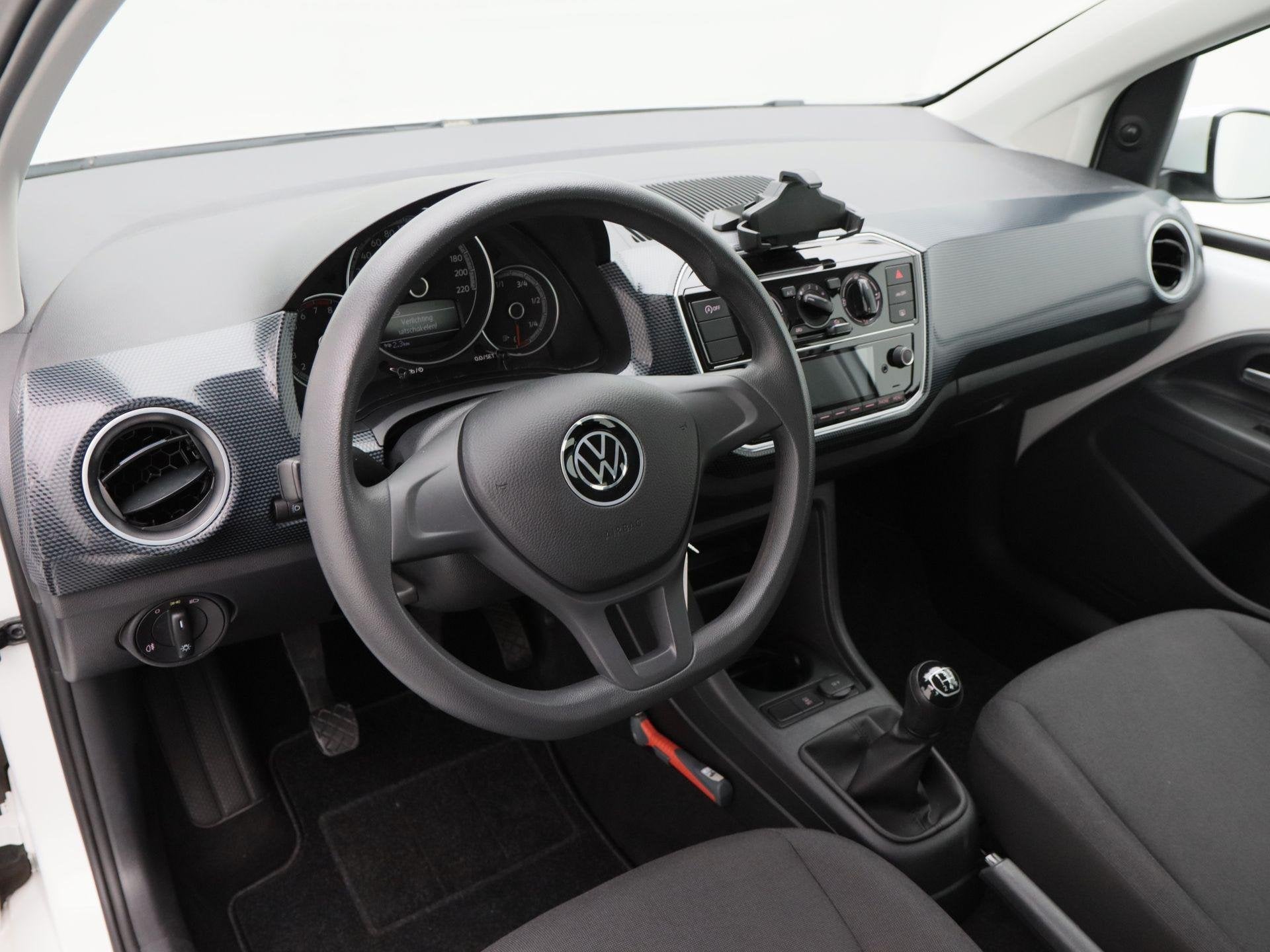 Volkswagen Up! 1.0 | Bluetooth | Airco | Originele Audio | 8, Auto's, Stof, Gebruikt, 4 stoelen, Origineel Nederlands
