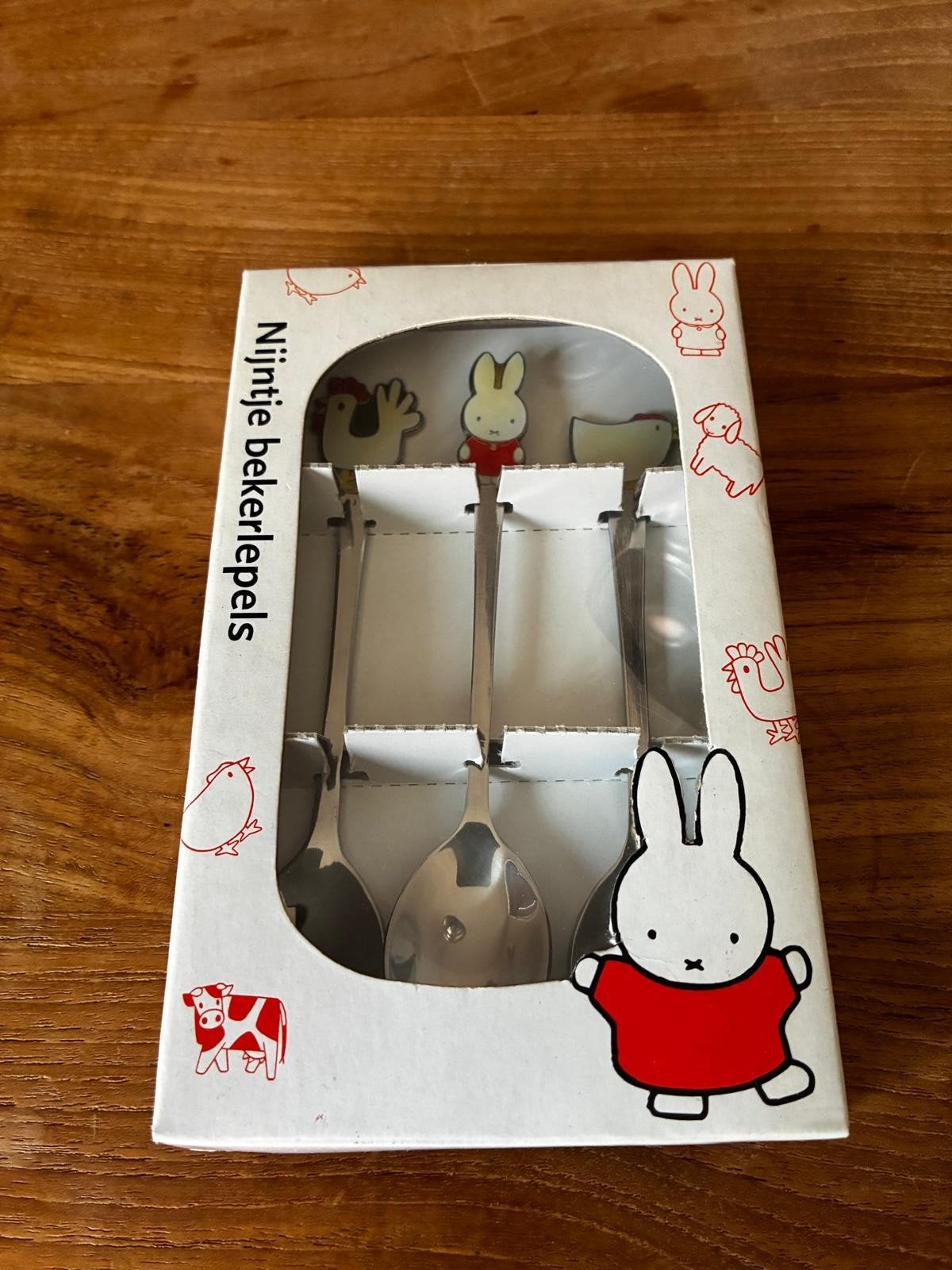 3 verschillende lepeltjes van Nijntje van Douwe Egberts, Ophalen of Verzenden, Nieuw, Overige materialen, Overige stijlen