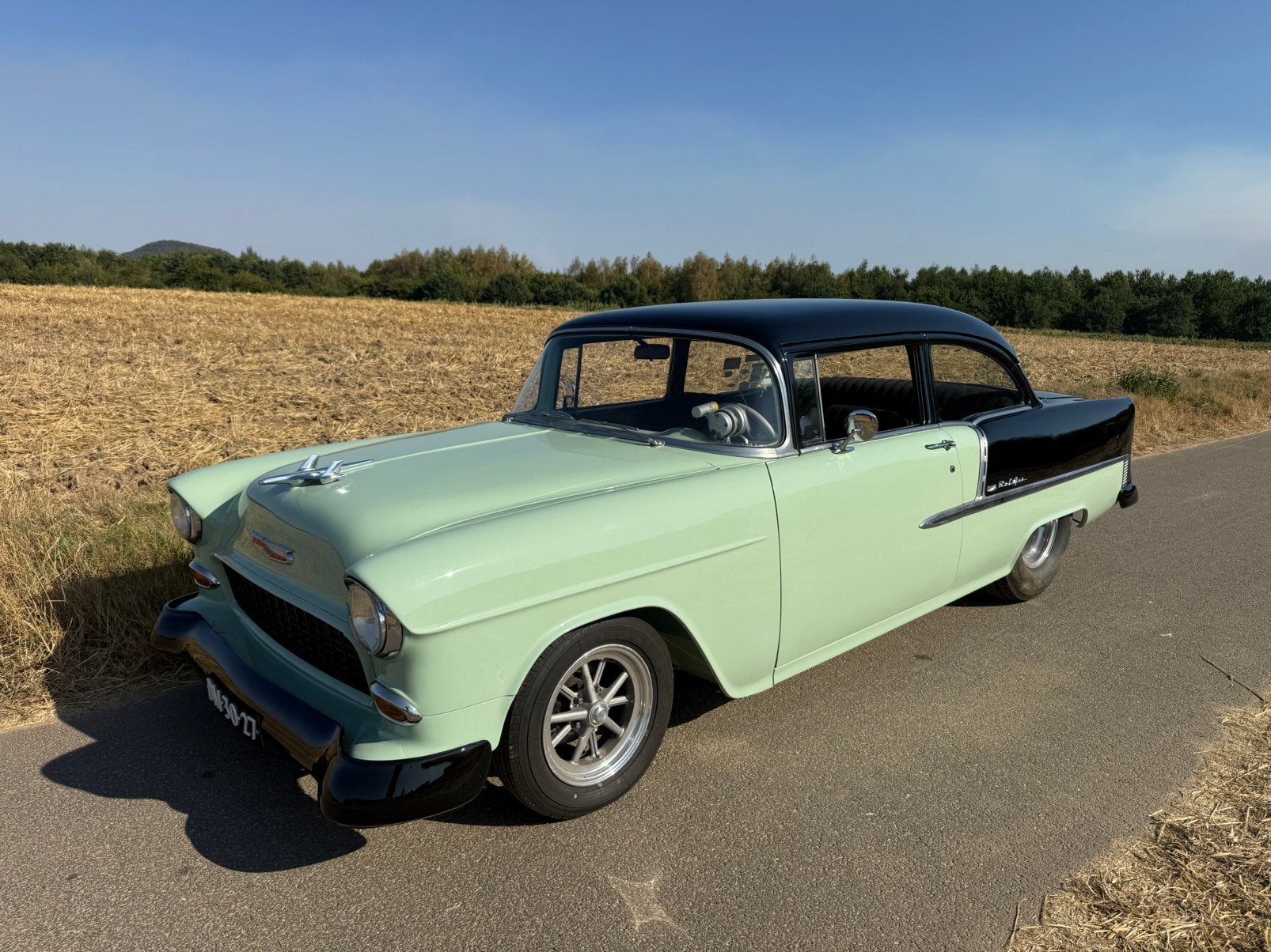 1955 Chevrolet Belair post V8 pro street, Auto's, Automaat, Overige kleuren, Coupé, Achterwielaandrijving