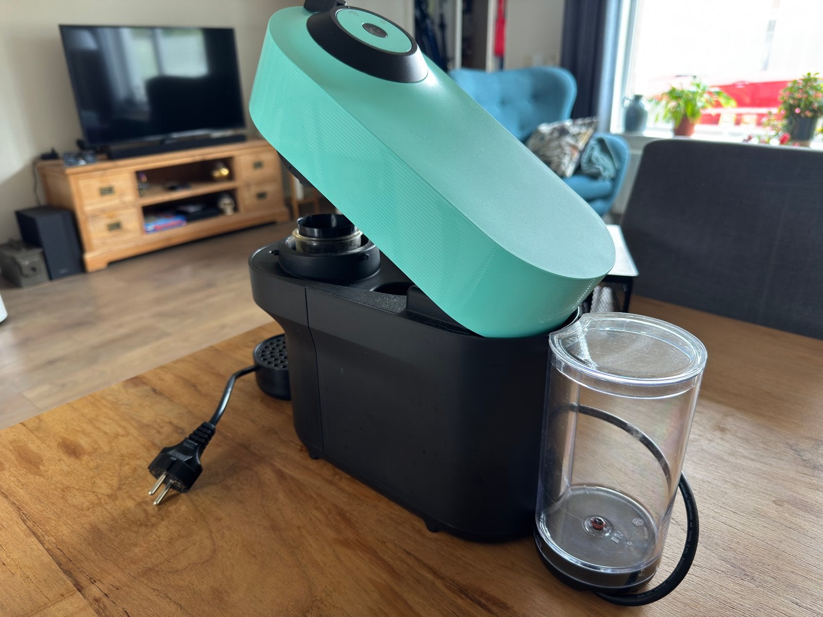 Nespresso Vertuo Pop Krups koffiemachine met capsulehouder, Koffiemachine, Ophalen of Verzenden, Zo goed als nieuw, 1 kopje