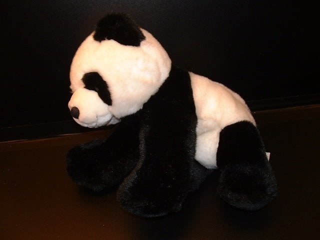 VROOM & DREESMAN V & D PANDA BEER PLUCHE ZWART MET, Ophalen of Verzenden, Nieuw, Overige typen