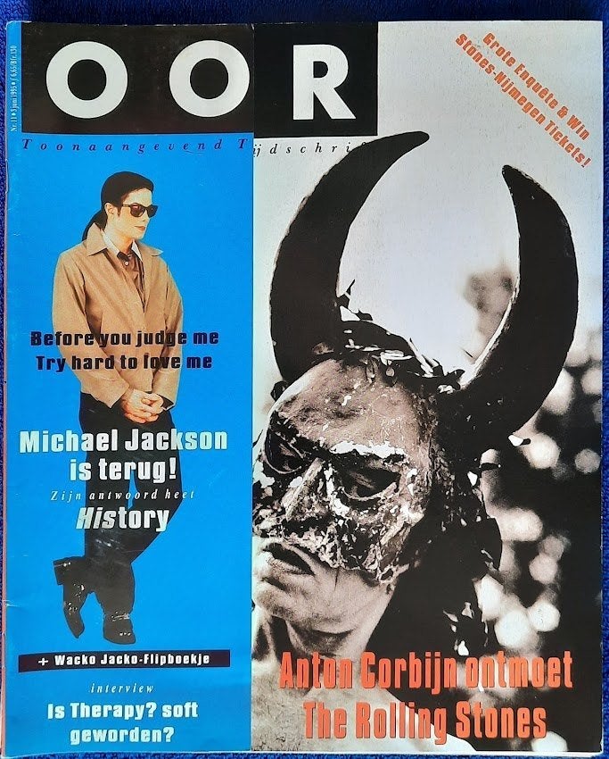 OOR 11-1995 Rolling Stones Salad Moondogs Smog Therapy Micha, Ophalen of Verzenden, Zo goed als nieuw, Muziek, Film of Tv