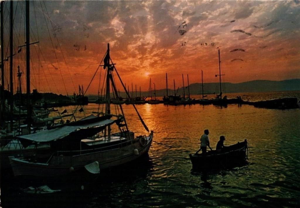 1 Ansichtkaart Corfu 1977., Ophalen of Verzenden, 1960 tot 1980, Gelopen, Overig Europa