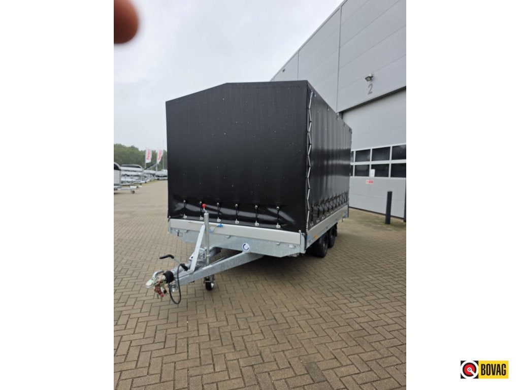 Hapert plateauwagen 405x240cm 3500KG + huif 210 cm DEMO!, Auto diversen, Nieuw