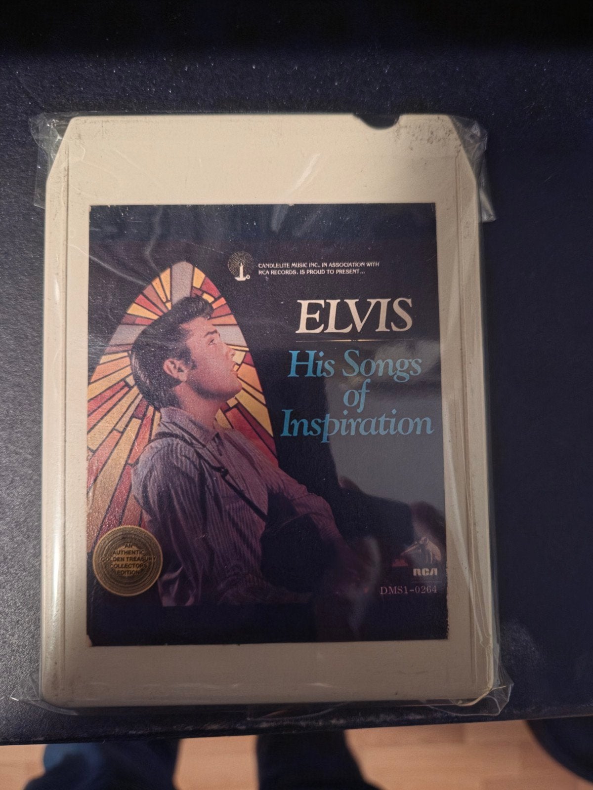 Elvis Presley - His Songs of Inspiration 8-track tape, Cd's en Dvd's, Verzenden, 1 bandje, Origineel, Religie en Gospel