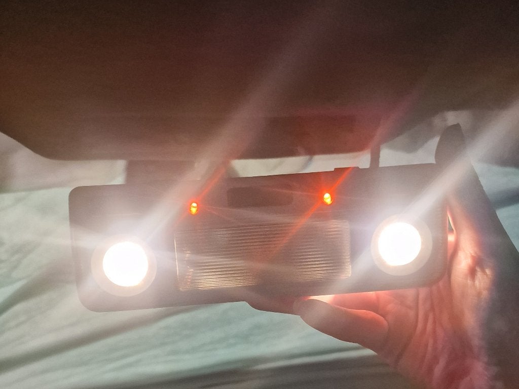 Bmw E39 E38 interieurverlichting leeslampje grijs 8369511, Ophalen of Verzenden