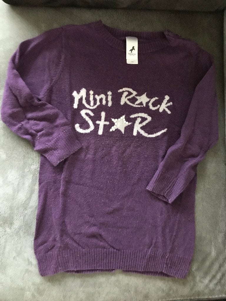 Paars jurkje Mini Rock Star mt 116, Kinderen en Baby's, Kinderkleding | Maat 116, Meisje, Ophalen of Verzenden, Jurk of Rok, Palomino