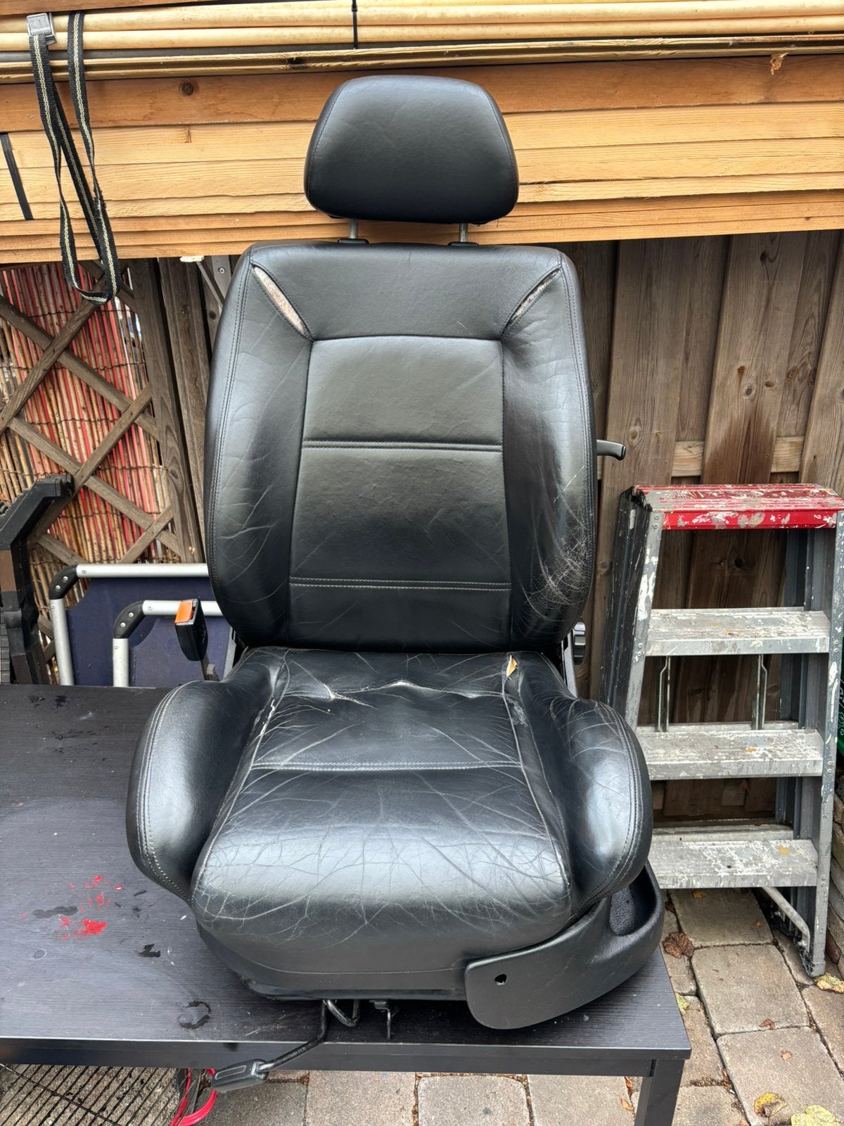 Golf 3 cabrio bestuurdersstoel zwart leder, Auto-onderdelen, Ophalen, Gebruikt, Volkswagen