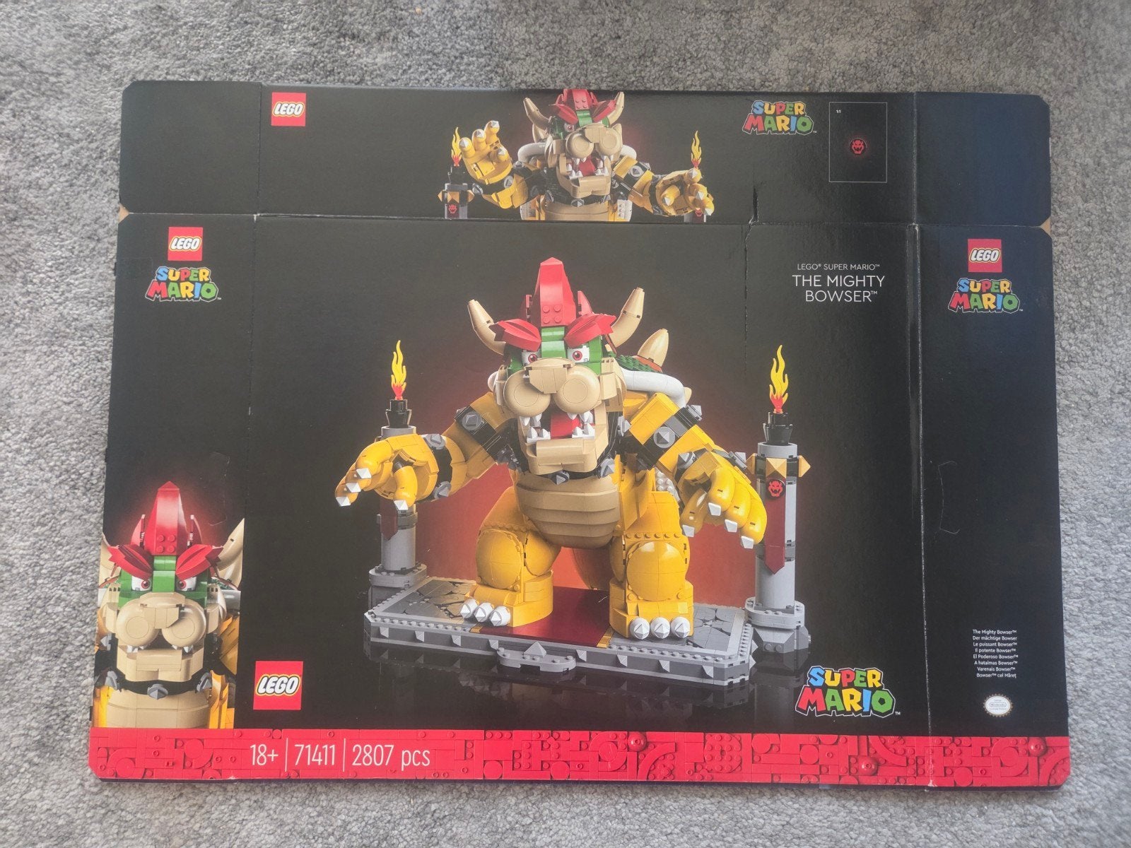 Lege LEGO doos The Mighty Bowser 71411 - Super Mario, Ophalen, Nieuw