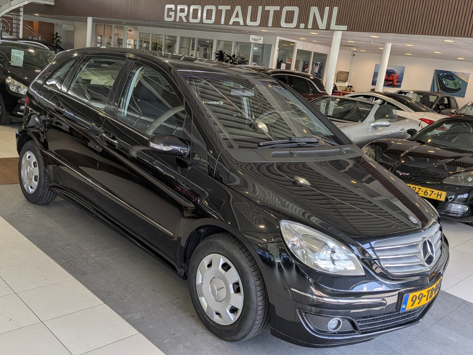Mercedes-Benz B-Klasse 150 NAP, Airco, Stuurbekrachtiging, Voorwielaandrijving, Zwart, Origineel Nederlands, Bedrijf
