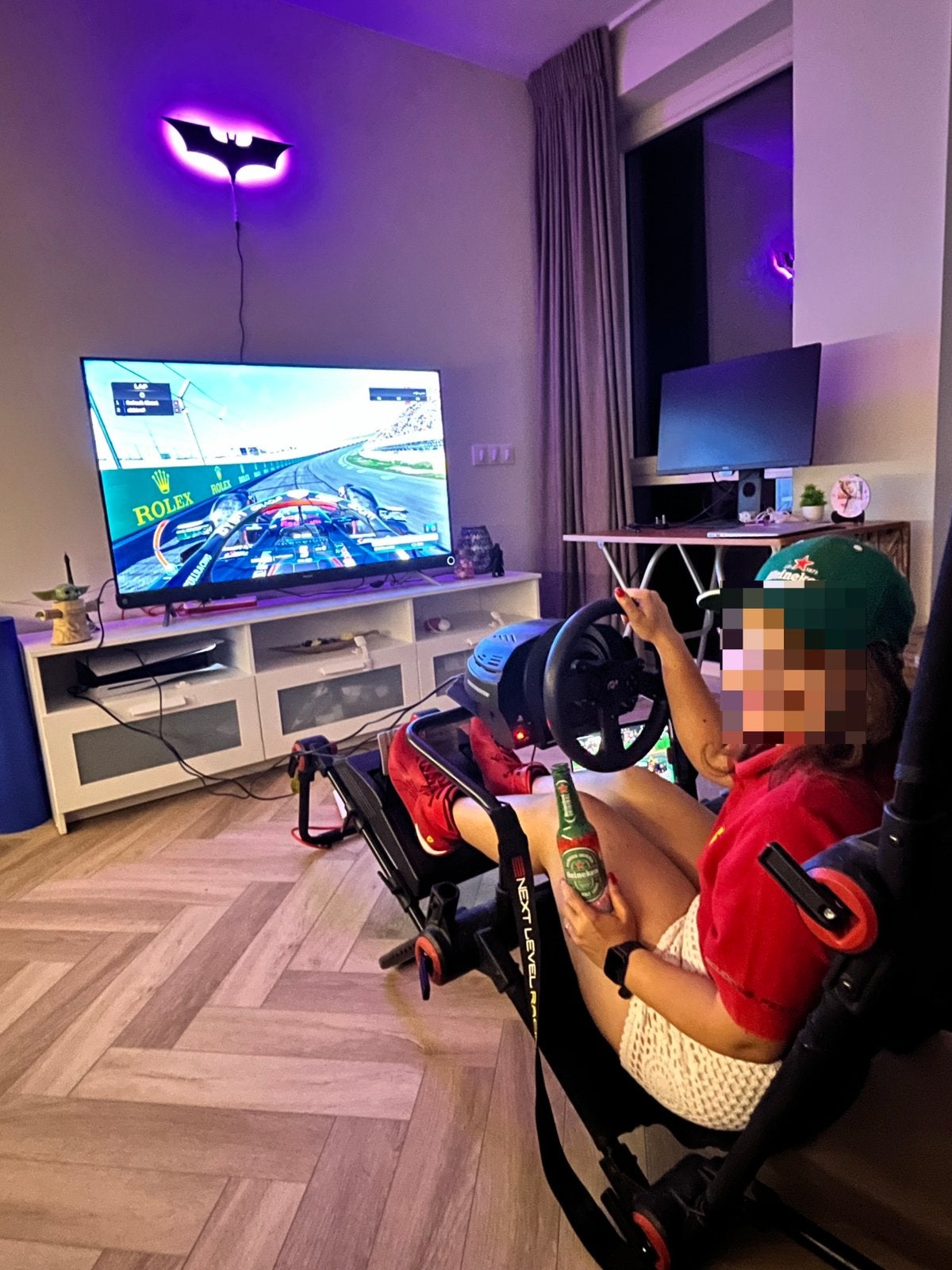 Thrustmaster T300 RS GT Racing Simulator, Next Level Cockpit, Ophalen, Zo goed als nieuw, Playseat of Racestoel, PlayStation 5