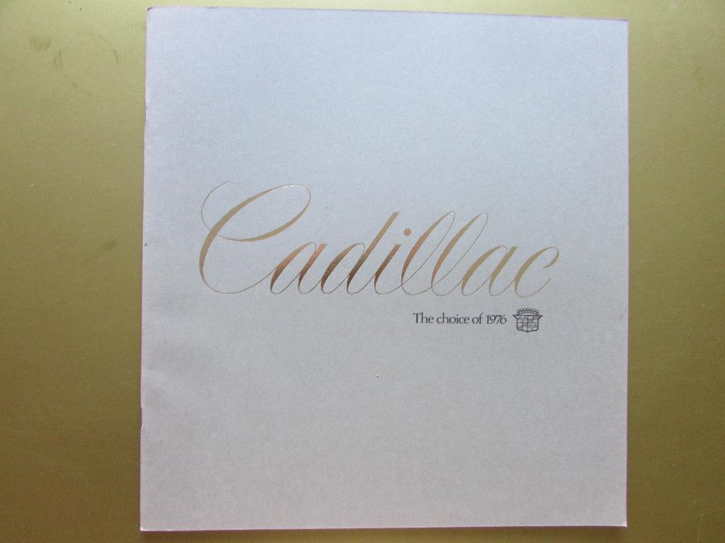 1976 Cadillac prestige brochure, Engels, Ophalen of Verzenden, Zo goed als nieuw, Overige merken