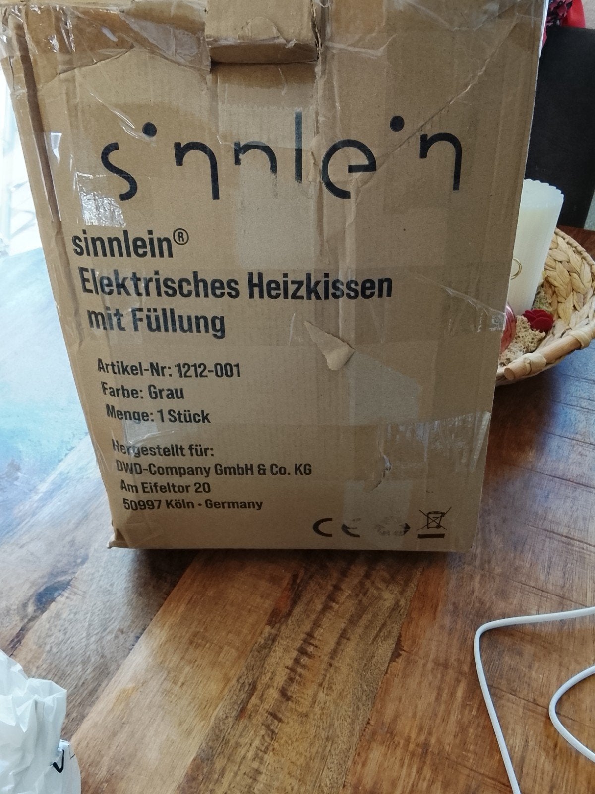 Sinnlein Warmtekussen - Nieuw in doos, Info@dwd-company.de, Nieuw, DWD-Company GmbH & Co. KG, Am Eifeltor 20, 50997 Köln - Germany