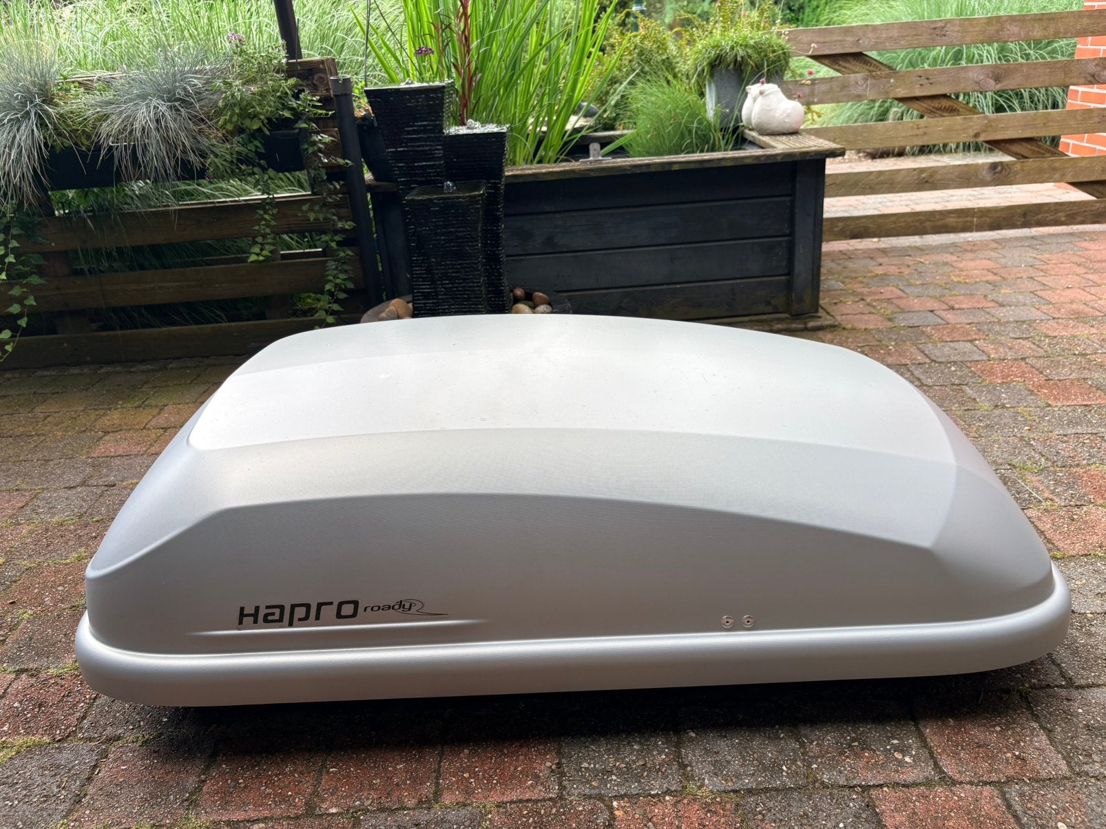 Dakkoffer Hapro Roady 350 grey 300 liter, Auto diversen, Dakkoffers, Ophalen, Gebruikt