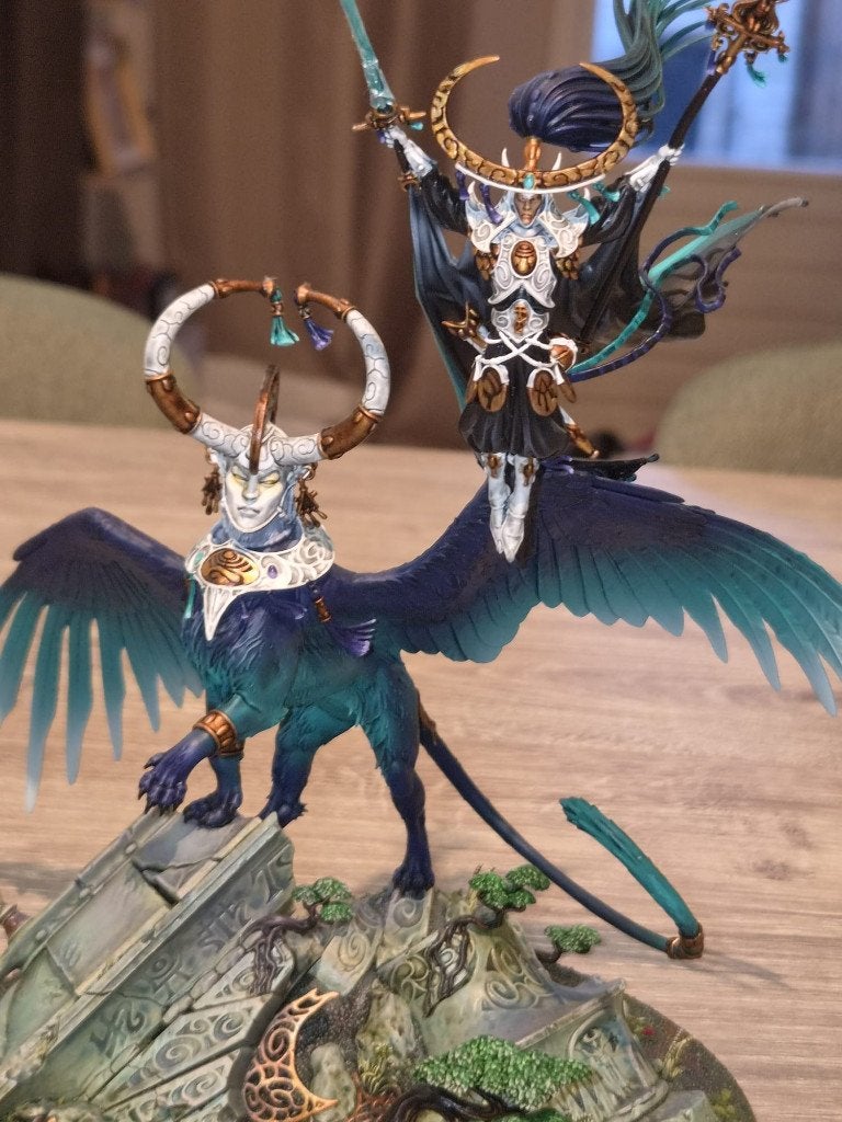 Warhammer Age of Sigmar - Teclis (Lumineth Realmlords), Hobby en Vrije tijd, Figuurtje(s), Warhammer, Ophalen of Verzenden, Zo goed als nieuw