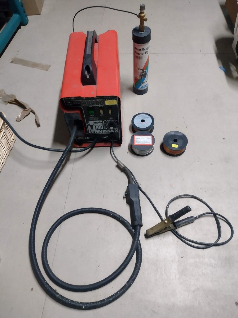 Mig-Mag lasapparaat Telwin Minimax 100, Doe-het-zelf en Verbouw, Ophalen of Verzenden, Zo goed als nieuw, Minder dan 150 ampère
