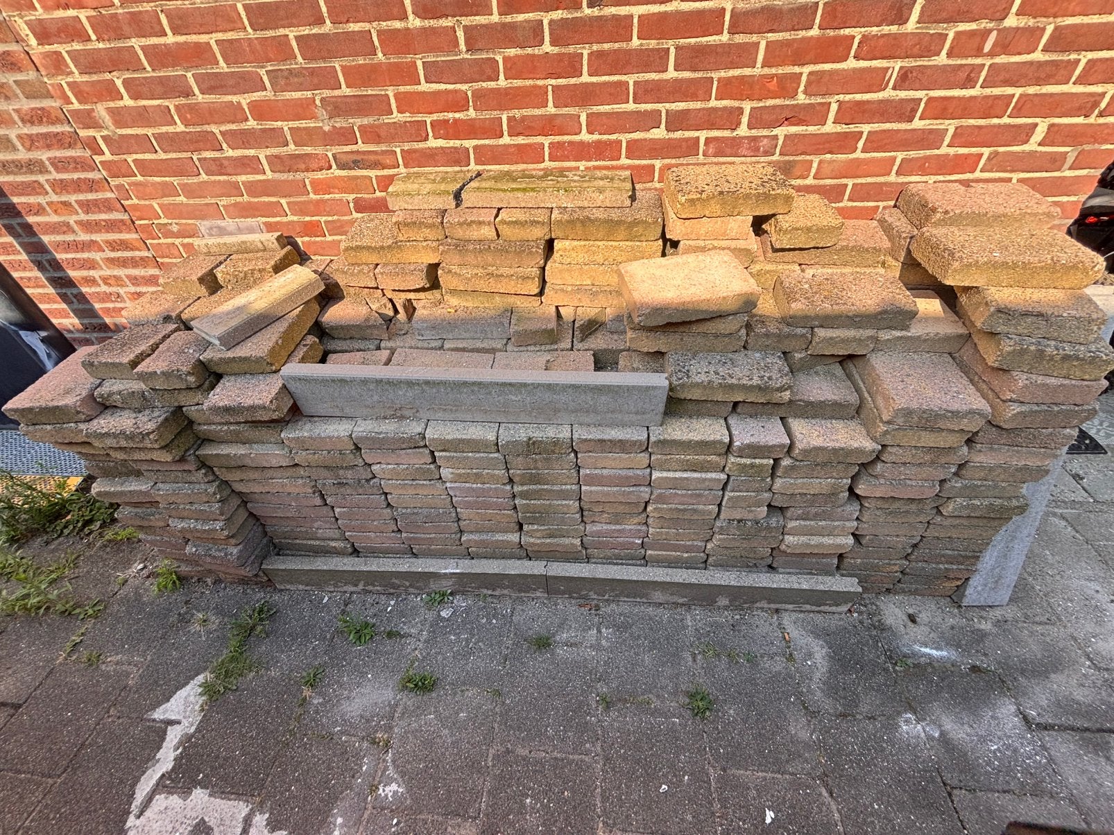 Tuintegels, Ophalen, Zo goed als nieuw, Beton, Terrastegels
