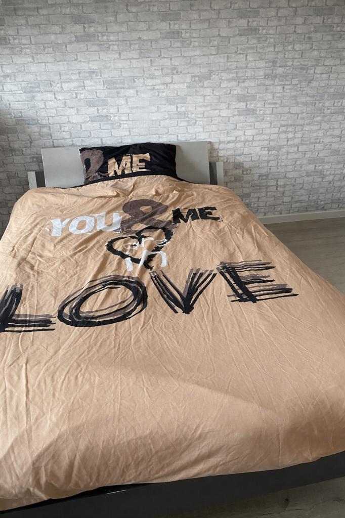 Bed, Huis en Inrichting, Slaapkamer | Bedden, Ophalen, 140 cm, Zo goed als nieuw, Twijfelaar