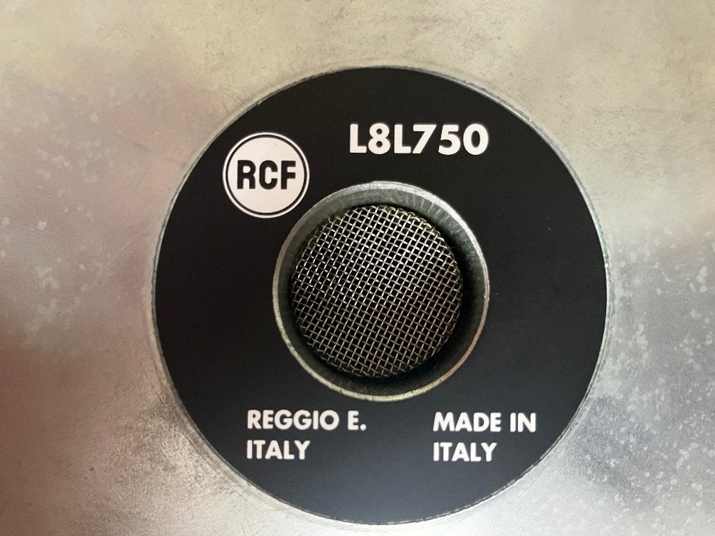 2x rcf l8l750, Gebruikt, Overige typen, Ophalen of Verzenden, 150 watt of meer