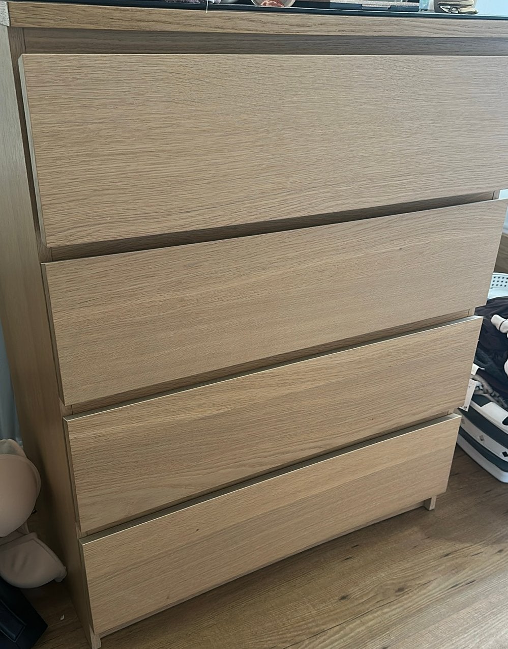 Ikea malm ladekast, Huis en Inrichting, Minder dan 50 cm, 100 tot 150 cm, Ophalen of Verzenden, Zo goed als nieuw