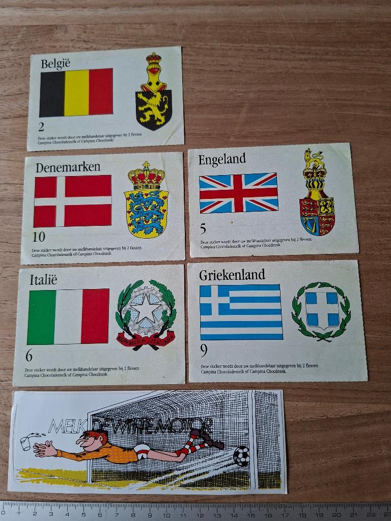 Stickers campina melk, Ophalen of Verzenden, Zo goed als nieuw, Merk