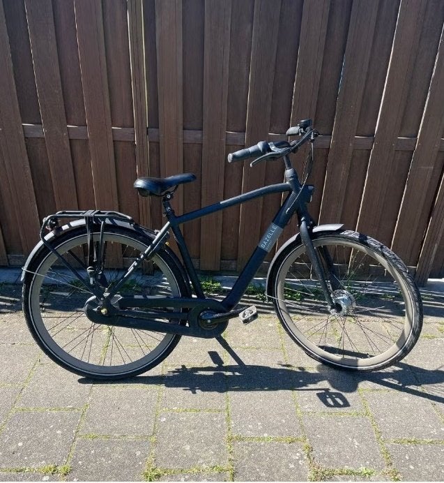 Gazelle Esprit herenfiets zwart, Ophalen, Gebruikt, Versnellingen, 49 tot 53 cm