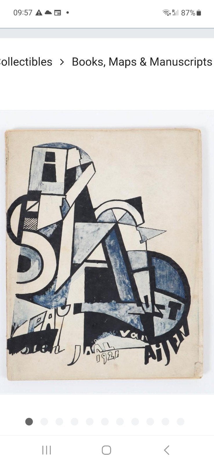 Originele uitgave van Paul van Ostayen - De bezette  stad, Boeken, Ophalen of Verzenden, Gelezen