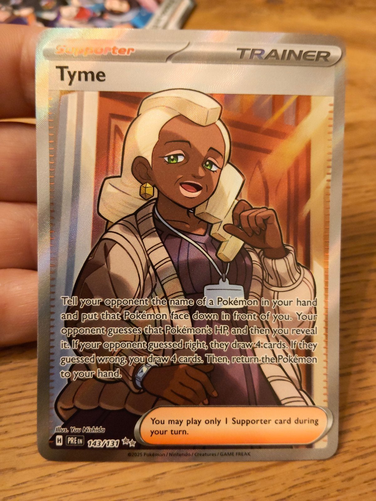 Tyme full art trainer, Ophalen of Verzenden, Zo goed als nieuw, Losse kaart