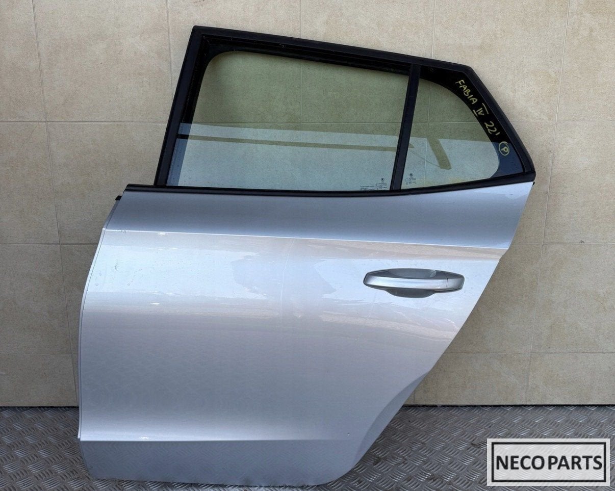 SKODA FABIA IV 6V 6VA PORTIER DEUR ACHTER LINKS ORIGINEEL, Gebruikt, -, Ophalen of Verzenden, -